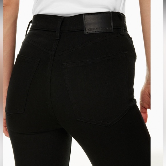 Denim Forum Size 23 Black Skinny Jeans - Picture 7 of 8